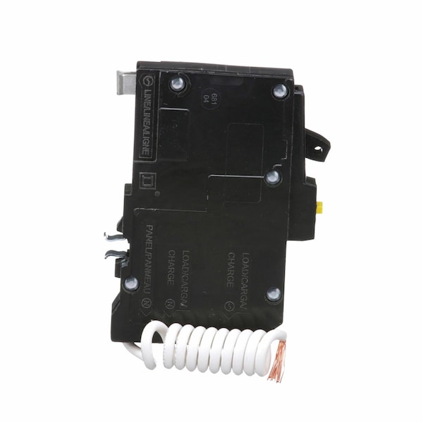 Square D Miniature Circuit Breaker, QO Series, 15A, 1 Pole, 120V AC, 10kA at 120V AC, A Curve - QO115GFICP