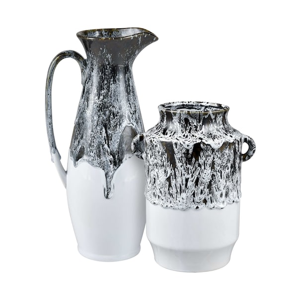 Elk Home Gallemore Pitcher, Gray - S0017-9734
