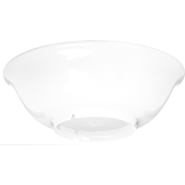Carlisle Foodservice Melamine Footed Serve Bwl, 57 oz., Wt, PK12 - 4373902