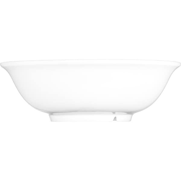 Carlisle Foodservice Melamine Footed Serve Bwl, 57 oz., Wt, PK12 - 4373902