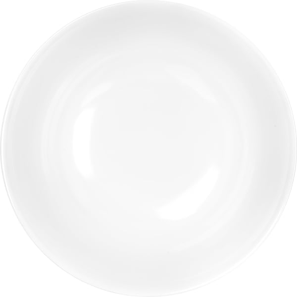 Carlisle Foodservice Melamine Footed Serve Bwl, 57 oz., Wt, PK12 - 4373902