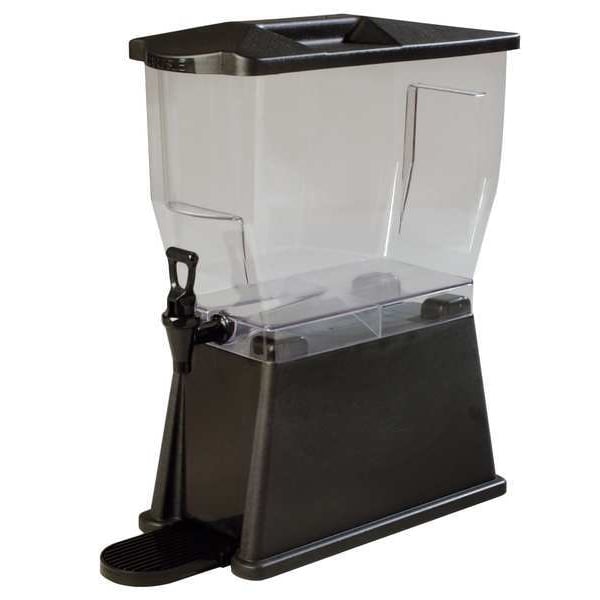Carlisle Foodservice Beverage Dispenser, Single, 3 Gal, Black - 1085003
