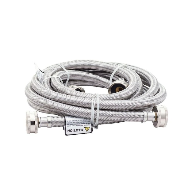 Electrolux 6' Stainless Steel Washer Fill Hose Kit - 2 Pack by Frigidaire - 5304490736