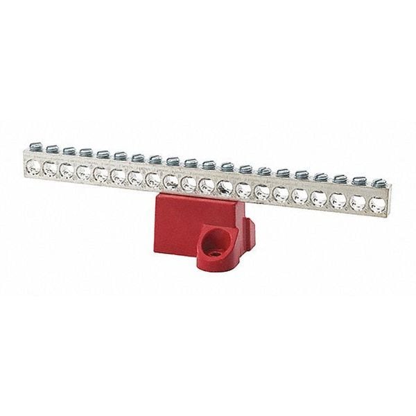 Nsi Industries Ground Bar Al 20 Circuit 2-14 - GBA2-20