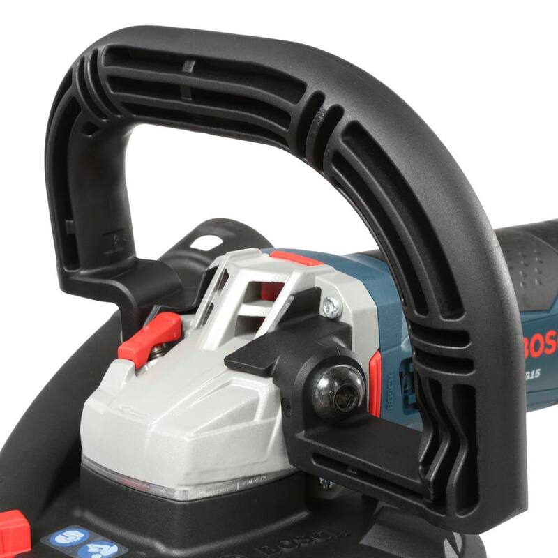 Esmeriladora de Superficie de Concreto Bosch con Cable de 12.5 Amperes y 5 pulg. con Capucha para Colecta de Polvo Dedicada - CSG15