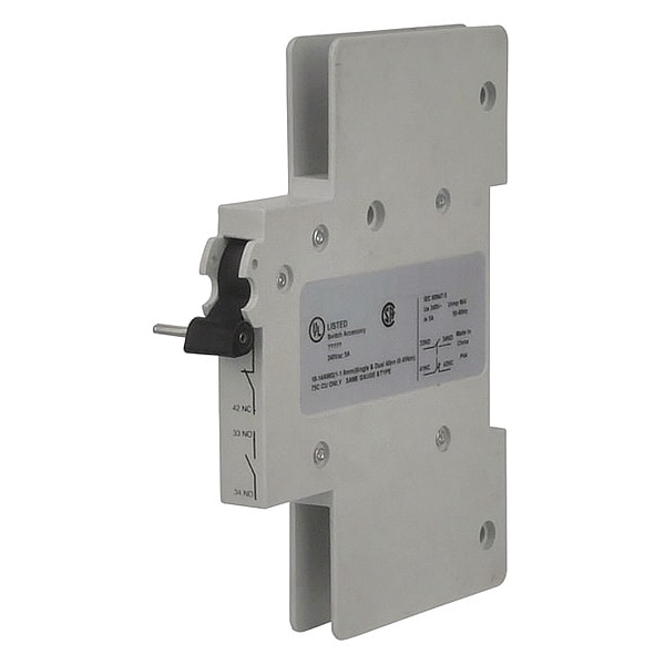 Eaton Bussmann Aux Contacts for Circuit Protector, 35mm DIN Rail, 240V AC, 5A, 1 Poles - CCP2-AUX