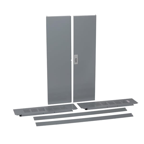 Square D Trim front, I-Line Panelboard, HCR-U, surface mount, w/door, 44in W x 86in H - HCR86TSD