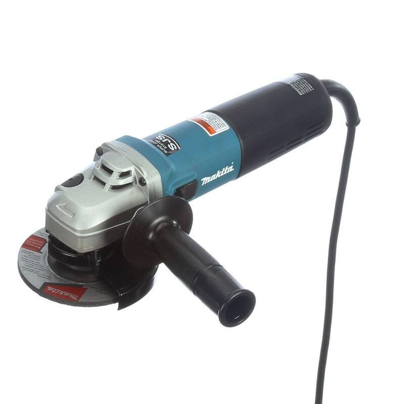 Esmeriladora angular de alta potencia con cable SJS de 13 amperes y 4-1/2 pulgadas de Makita - 9564CV