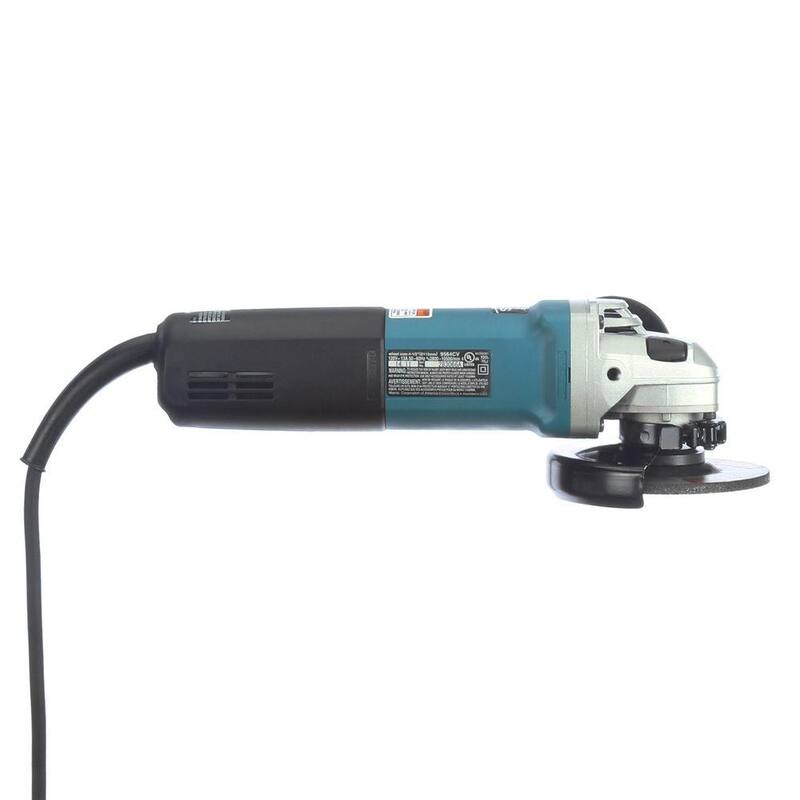 Esmeriladora angular de alta potencia con cable SJS de 13 amperes y 4-1/2 pulgadas de Makita - 9564CV
