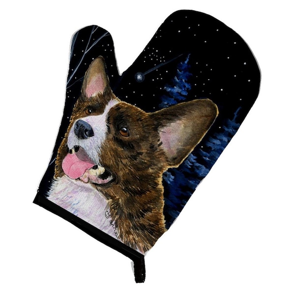 Carolines Treasures Starry Night Corgi Oven Mitt - SS8387OVMT