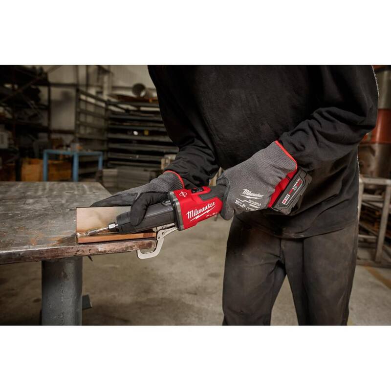 Rectificadora sin escobillas inalámbrica de 1/4 de frenado con interruptor deslizante Milwaukee M18 FUEL 18V de iones de litio (sólo herramienta) - 2939-20