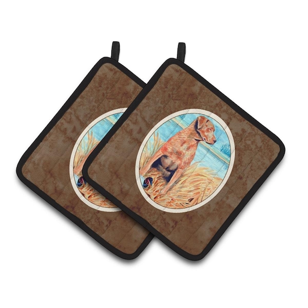 Carolines Treasures Chesapeake Bay Retriever Pair of Pot Holders - 7112PTHD