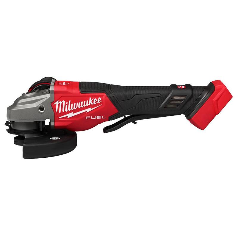 Esmeriladora inalámbrica Milwaukee M18 FUEL 18-Volt Lithium-Ion sin escobillas de 4-1/2 pulgadas/6 pulgadas con interruptor de paleta (Herramienta solamente) - 3670-20.