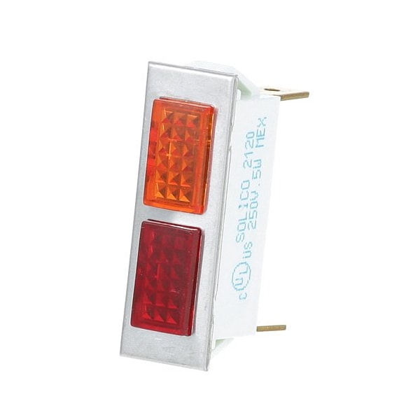 Vulcan Hart Signal Light 3/8" X 1-5/16" Red/Amber - 345751-5