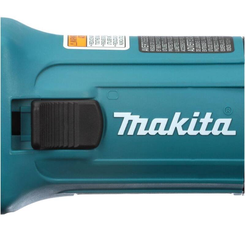 Amoladora angular ligera Makita de 6 amperes con cable de 4 pulgadas, rueda de rectificado, protector de rueda, mango lateral y estuche resistente - GA4030K