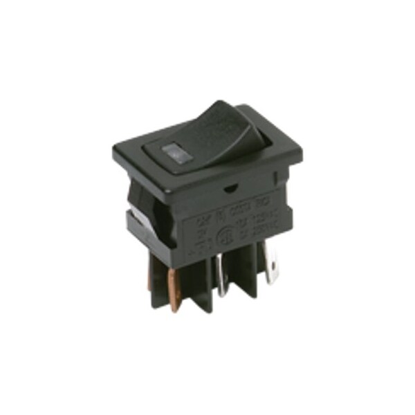 Interruptor basculante C&K Components, Dpst, Encendido-Apagado, Enclavado, 3A, 30Vcc, Terminal de conexión rápida, Actuador basculante, Panel - DM22J12S205PQ