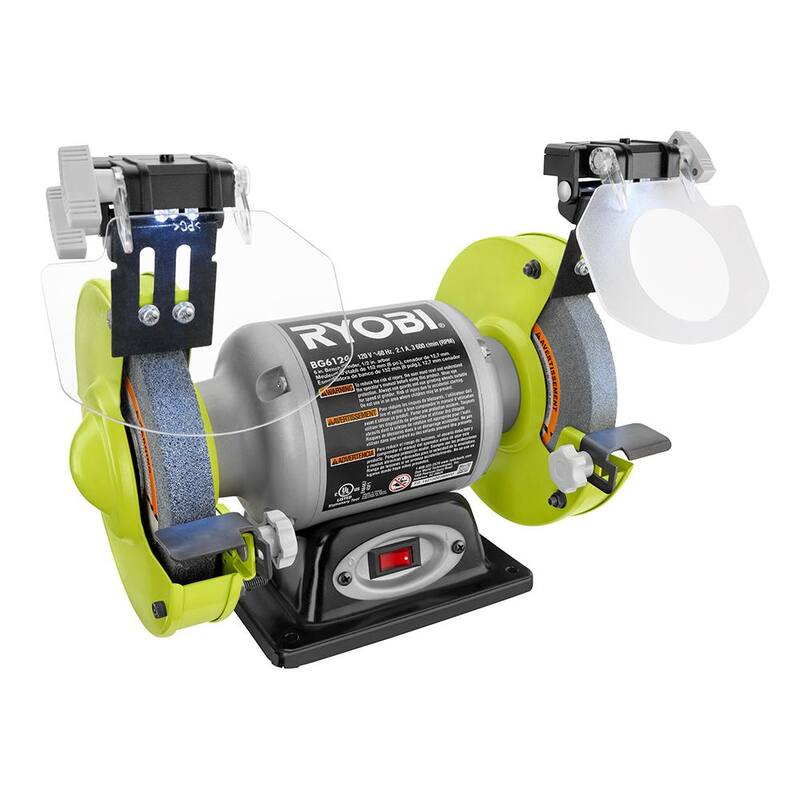 RYOBI 2.1 amperios 6" Amoladora con luces LED - BG612G