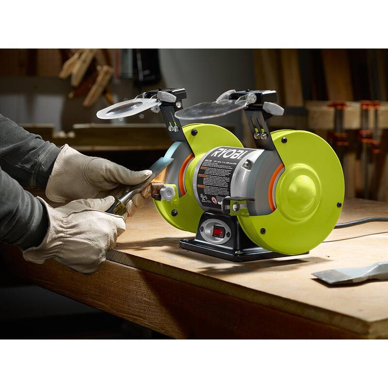 RYOBI 2.1 amperios 6" Amoladora con luces LED - BG612G