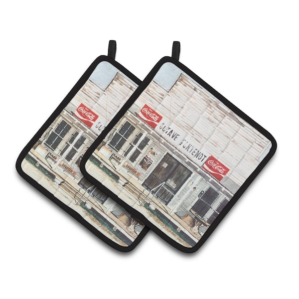 Carolines Treasures Octave Fontenot Pair of Pot Holders - 8111PTHD