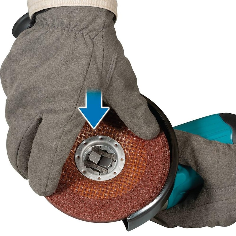 Esmeriladora angular inalámbrica Makita 18V LXT de iones de litio sin escobillas de 4-1/2 in./5 in. con interruptor de paleta X-LOCK y AFT, solo herramienta - XAG26Z.