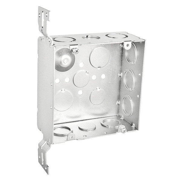 Southwire Electrical Box, 42 cu in, Junction Box Type, Steel, Square Shape - 72171-FSW