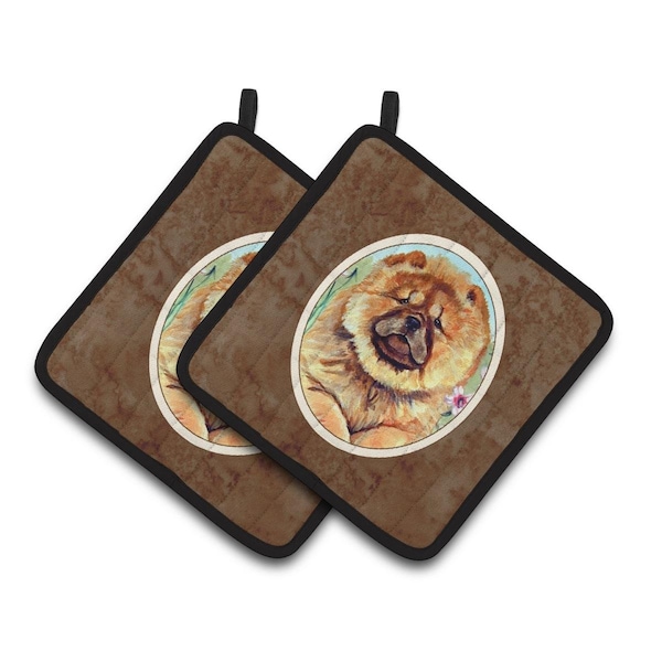 Carolines Treasures Chow Chow Pair of Pot Holders - 7020PTHD