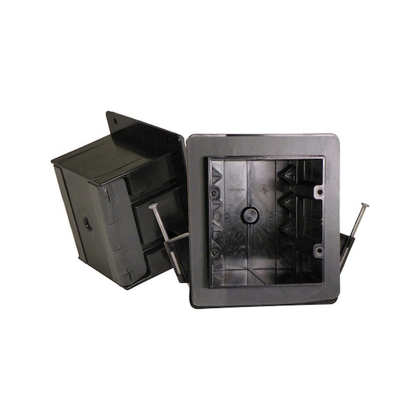 Cantex Electrical Box, 36 cu in, Vapor Proof Box Type, 2 Gangs, PVC, Square Shape - EZ36DN-RG