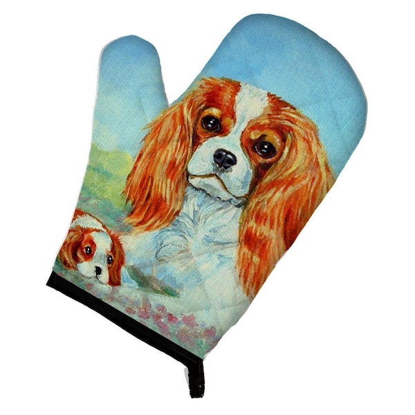 Carolines Treasures Cavalier Spaniel Mommas Love Oven Mitt - 7019OVMT