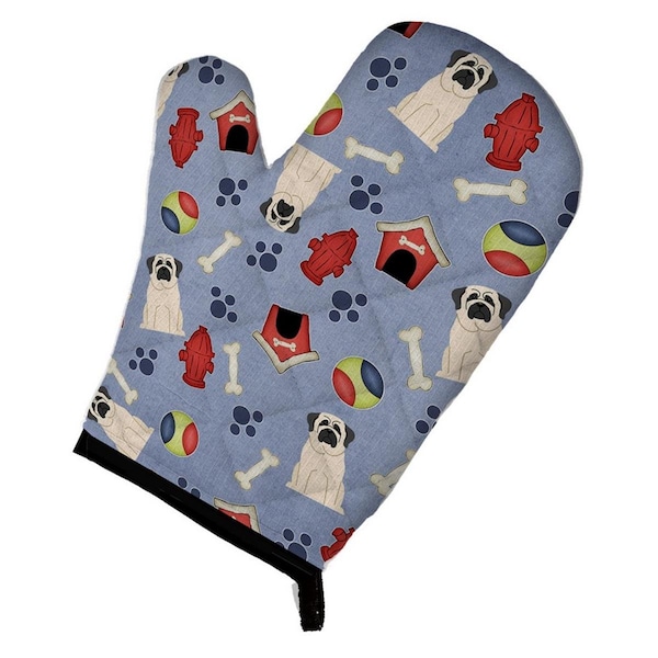 Carolines Treasures Dog House Collection Mastiff White Oven Mitt - BB2630OVMT