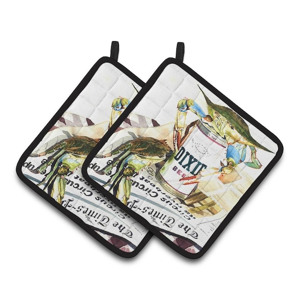 Carolines Treasures Dixie Beer Pair of Pot Holders - 1015PTHD