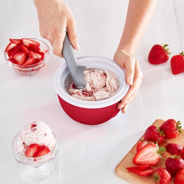 Rise By Dash Red 0.5 qt Ice Cream Maker 6.1 in. H X 6.3 in. W X 6.3 in. L - RPIC100GBRR04