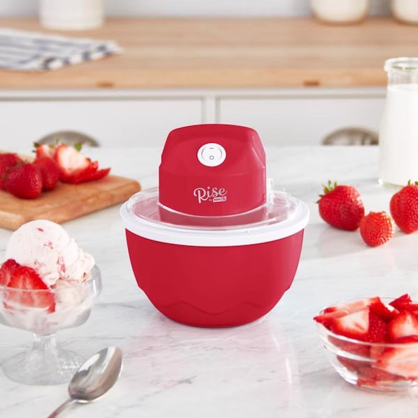 Rise By Dash Red 0.5 qt Ice Cream Maker 6.1 in. H X 6.3 in. W X 6.3 in. L - RPIC100GBRR04