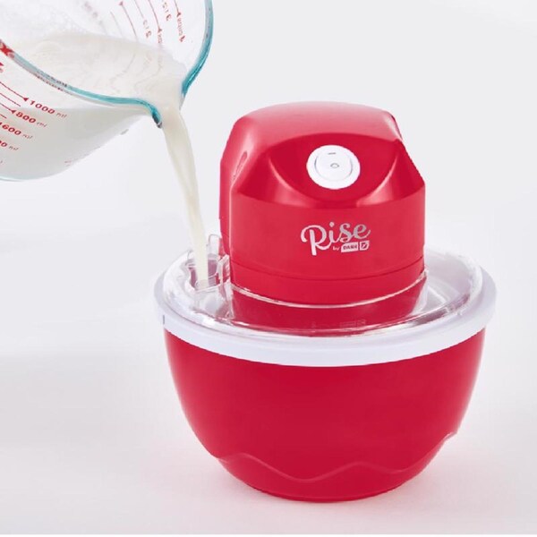 Rise By Dash Red 0.5 qt Ice Cream Maker 6.1 in. H X 6.3 in. W X 6.3 in. L - RPIC100GBRR04