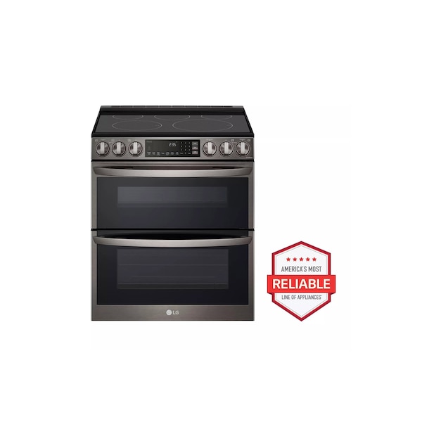 Almo LG 7.3 cu. ft. Smart Electric Double Oven Slide-In Range - LTEL7337D