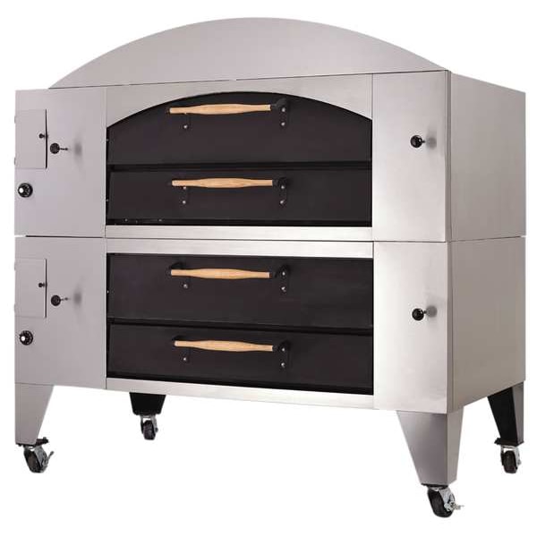 Bakers Pride 78" x 43" x 66 1/4" Single Deck, Display Gas Deck Oven - Y-600-DSP