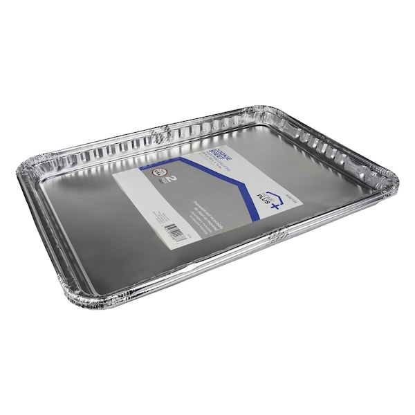 Home Plus Durable Foil 10-3/4 in. W X 15-1/2 in. L Cookie Sheet Silver , 2PK - D70020