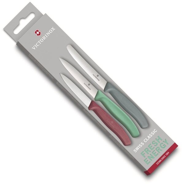 Swiss Army Brands 2022 Victorinox Swiss Classic Paring Knife Set - Fresh Energy - VIC-6.7116.L20