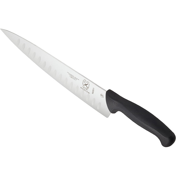 Mercer Cutlery Millennia Chefs Knife, 10", Granton Edge - M22611