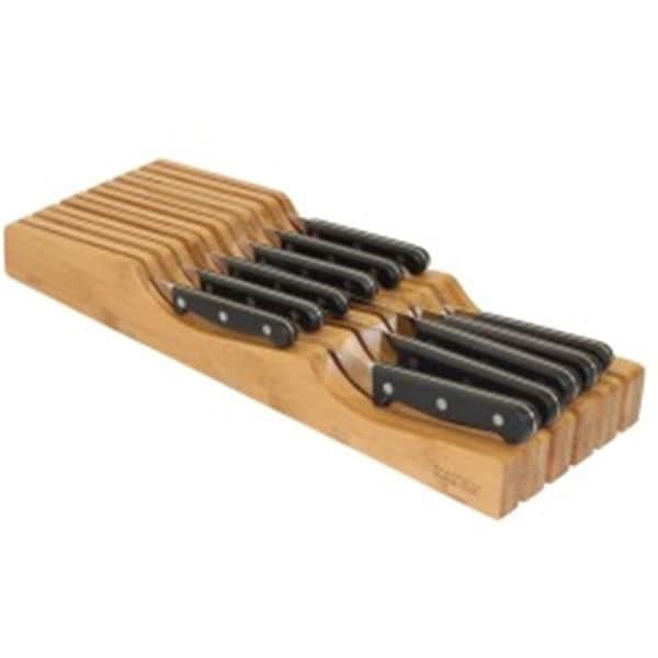 Oceanstar Oceanstar KB1354 Oceanstar In-Drawer Bamboo Knife Organizer - KB1354