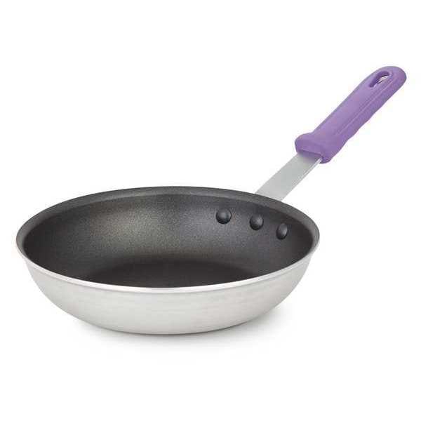 Vollrath Fry Pan, Silver/Black, 1-3/4 in. Inside D - T400880