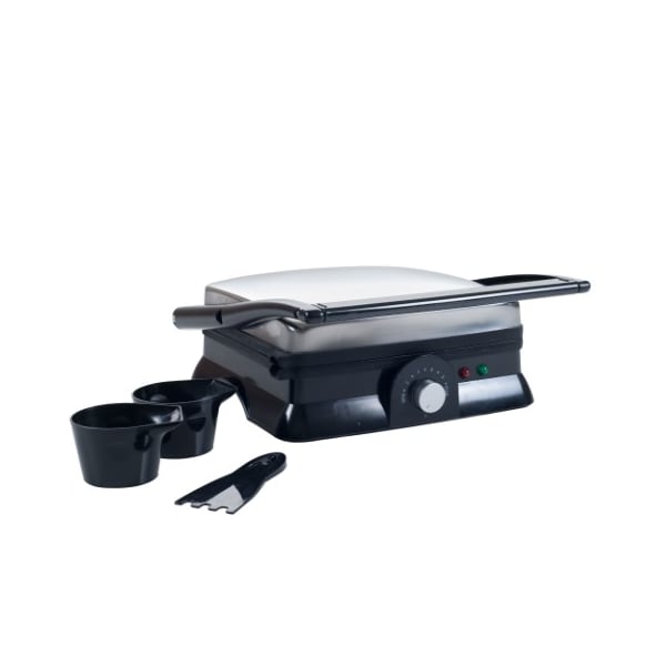 Hastings Home Panini Press Indoor Grill and Gourmet Sandwich Maker, Electric with Nonstick Plates by Hastings Home - 890044SQI