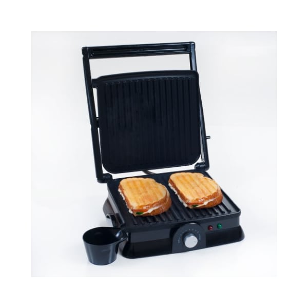 Hastings Home Panini Press Indoor Grill and Gourmet Sandwich Maker, Electric with Nonstick Plates by Hastings Home - 890044SQI