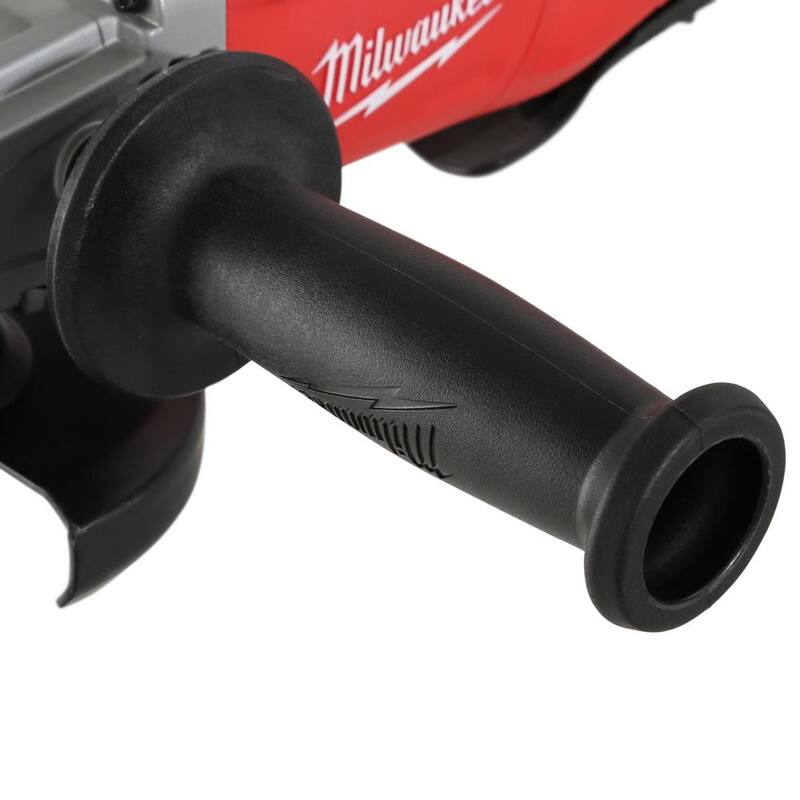 Milwaukee 11 amperios con cable 4-1/2 pulgadas Amoladora angular pequeña con bloqueo de paleta - 6141-30