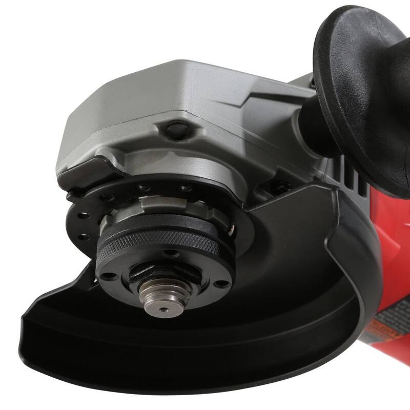 Milwaukee 11 amperios con cable 4-1/2 pulgadas Amoladora angular pequeña con bloqueo de paleta - 6141-30