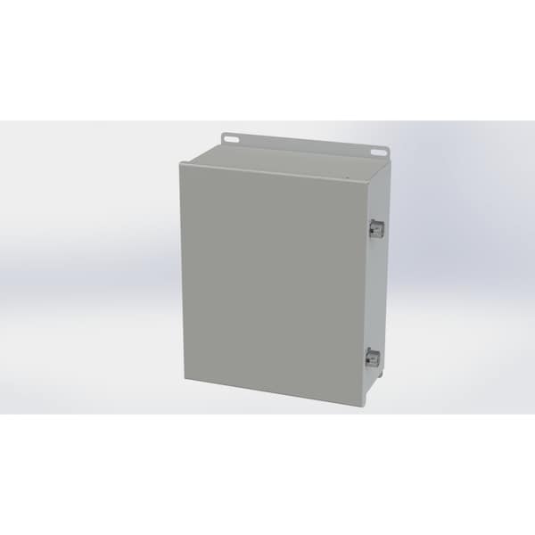 Saginaw Control & Engineering Carbon Steel Electrical Enclosures, 12.13 in H, 5 in D, 10 in W, NEMA 3R, 4, 12, 13, Hinged - SCE-1210CHNF