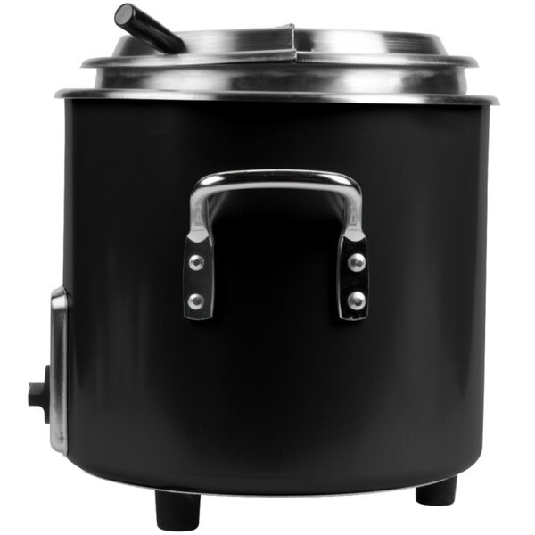 Vollrath Co VollrathÂ Retro Stock Pot Kettle Rethermalizer, , 11 Quart, Black Black Finish - 7217260