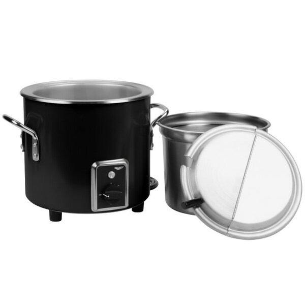 Vollrath Co VollrathÂ Retro Stock Pot Kettle Rethermalizer, , 11 Quart, Black Black Finish - 7217260