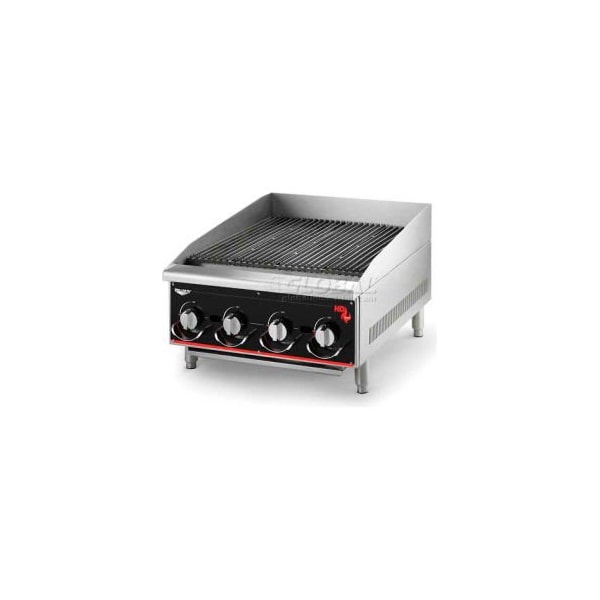 Vollrath Co Vollrath® Cayenne 24" Radiant/Lava Rock Charbroilers, 924CG, 4 Burner, 80000 BTU - 924CG