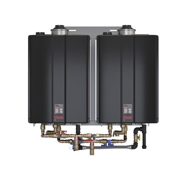 Rinnai Exterior Compact Wall Hanging Rack 2 Unit Ng - TRX02CUEN