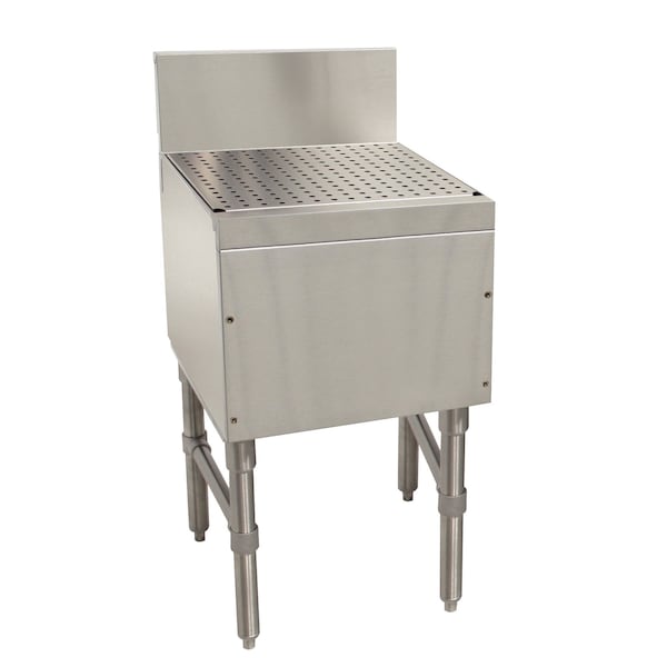 Advance Tabco Prestige Underbar Drainboard free-standing 42 in.W x 20 in.D x 36 in.H - PRD-19-42